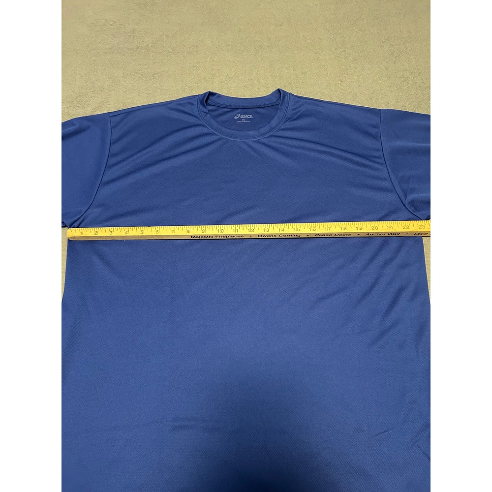 ASICS Core Run Shirt Mens XL Blue Short Sleeve Performance Tee MR501C NEW - Picture 5 of 7